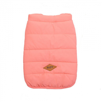Зимняя куртка (жилетка) для выгула собак Hitvest S розовый-2