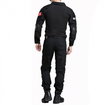 Тактический костюм Mantop с наколенниками и налокотниками Black XXL-6