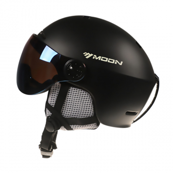 Лыжный шлем с очками Moon black M-3