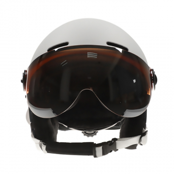 Лыжный шлем с очками Moon white L-3