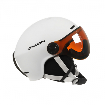 Лыжный шлем с очками Moon white XL-4