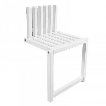 Складной стул настенный Shiratake, белый-1