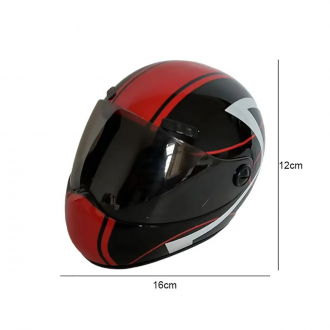 Мотоциклетный шлем для кошек Felino, красный-2