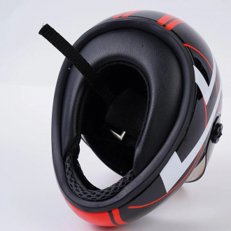 Мотоциклетный шлем для кошек Felino, красный-4